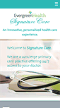 Mobile Screenshot of evergreenhealthsignaturecare.com